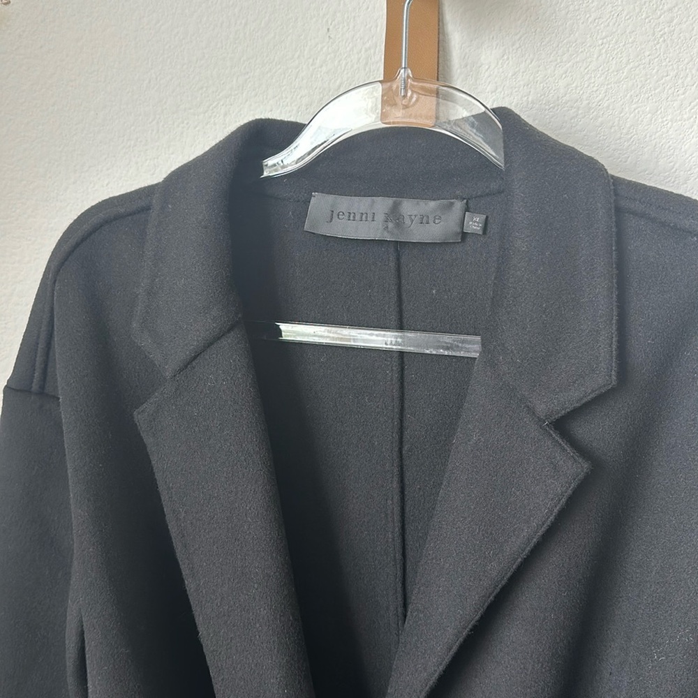 Jenni Kayne Cashmere Overcoat Black Size XL new without tags